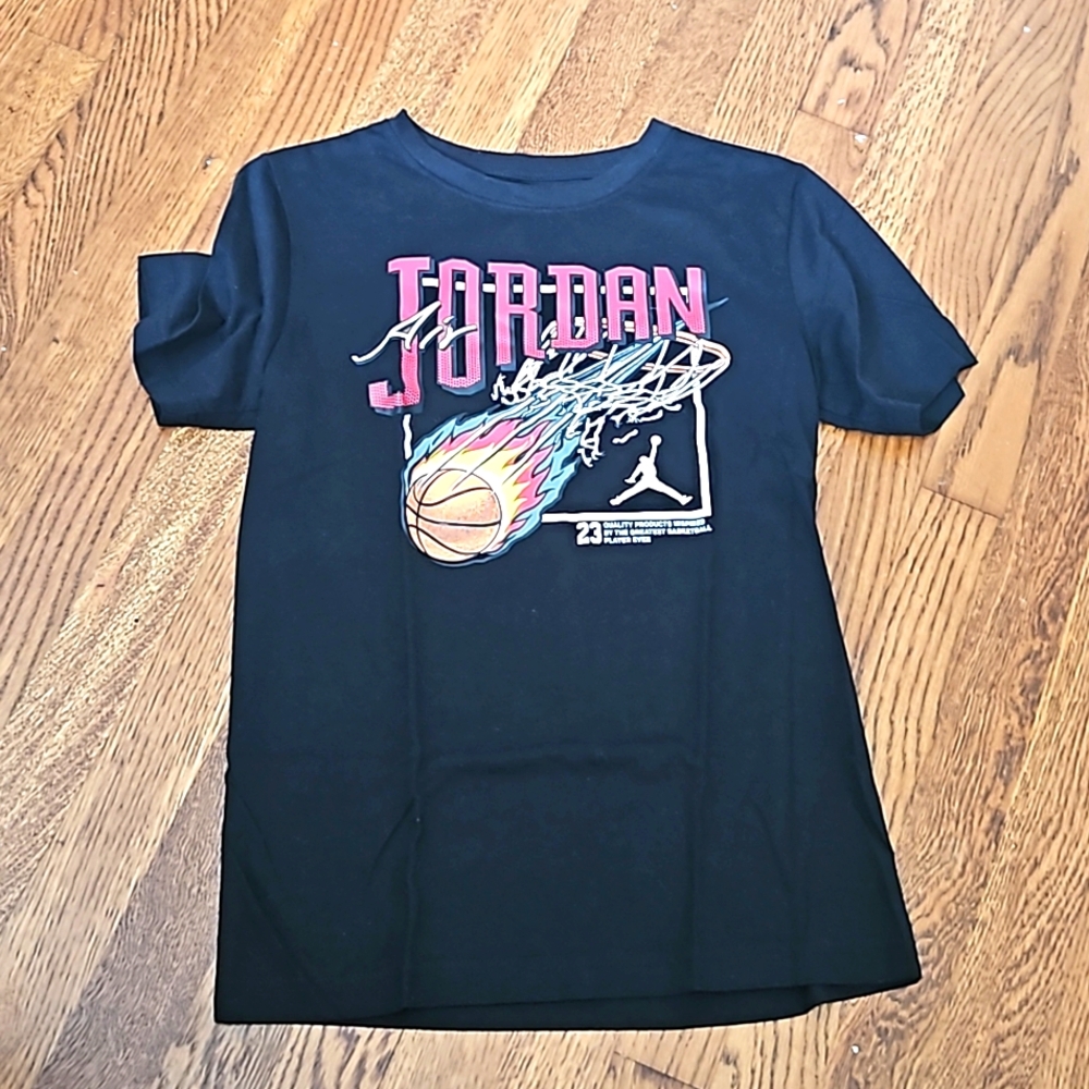 Big Boys Fireball Dunk Short Sleeve T-shirt L